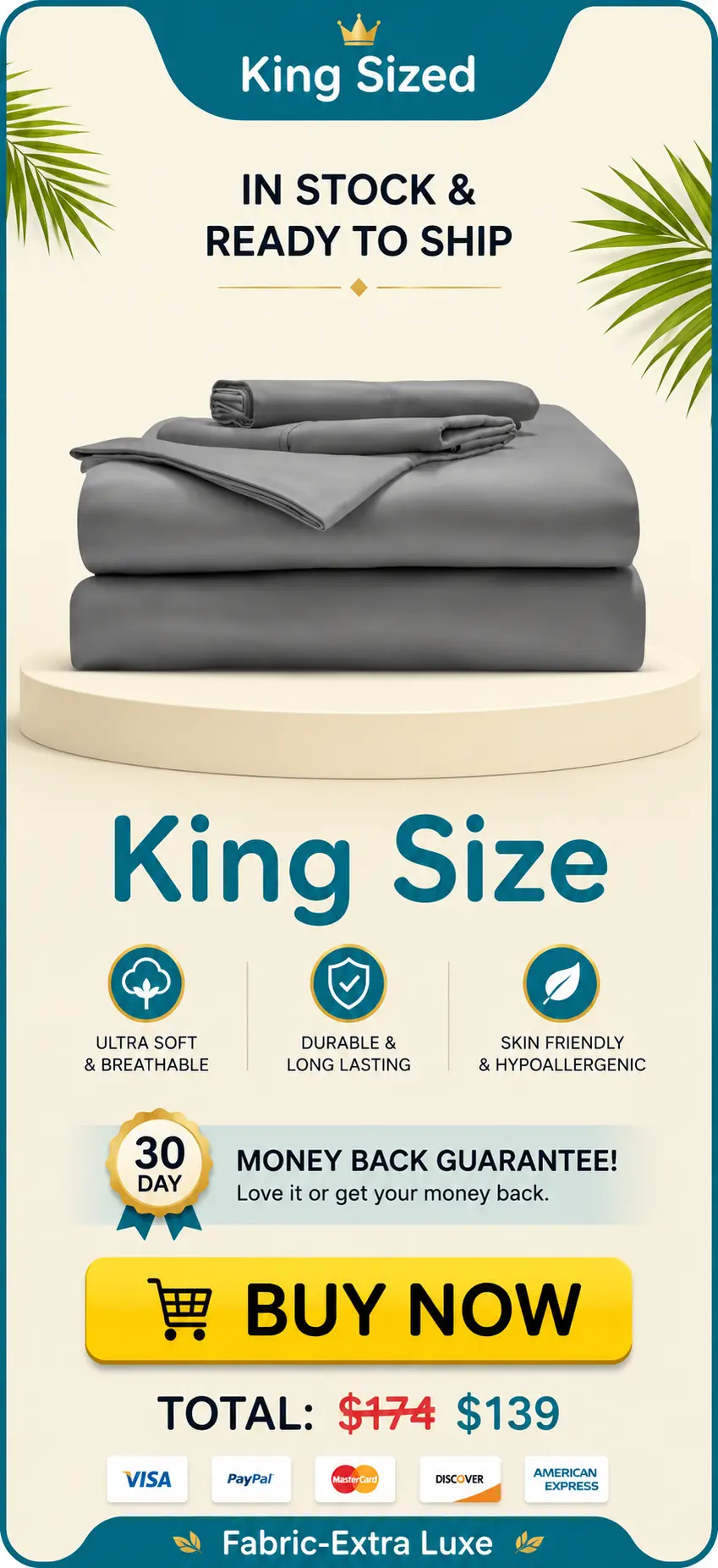 King Size Miracle Made Bed Sheet Price