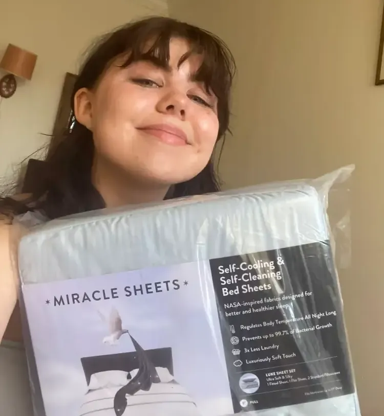 Miracle brand sheets User Katy W. Review Image